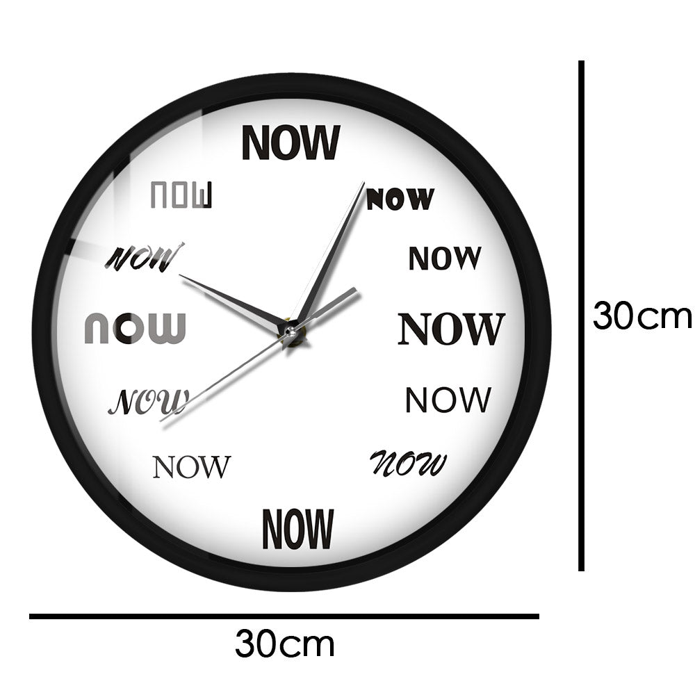 Time is NOW Sound Activated Wall Clock