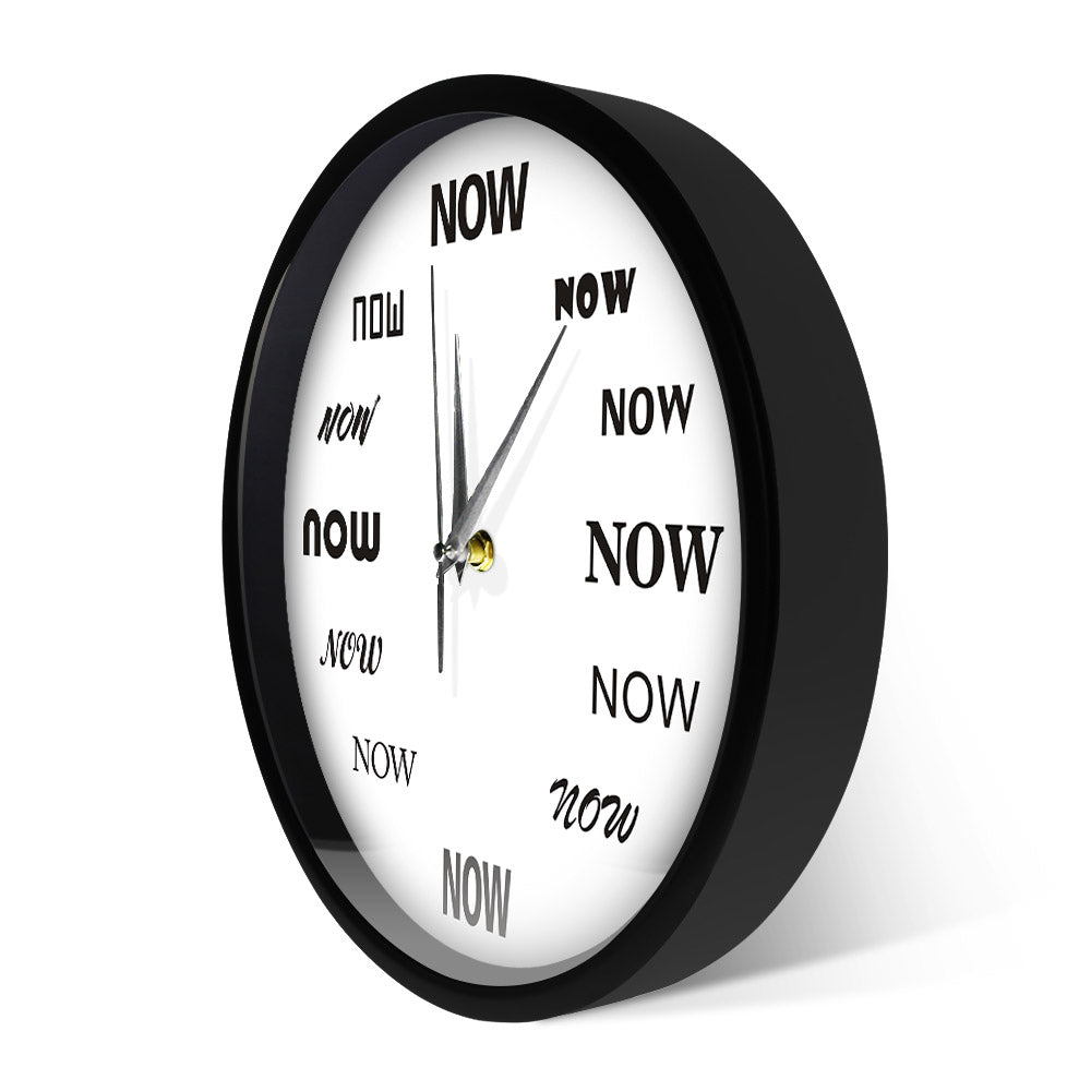 Time is NOW Sound Activated Wall Clock
