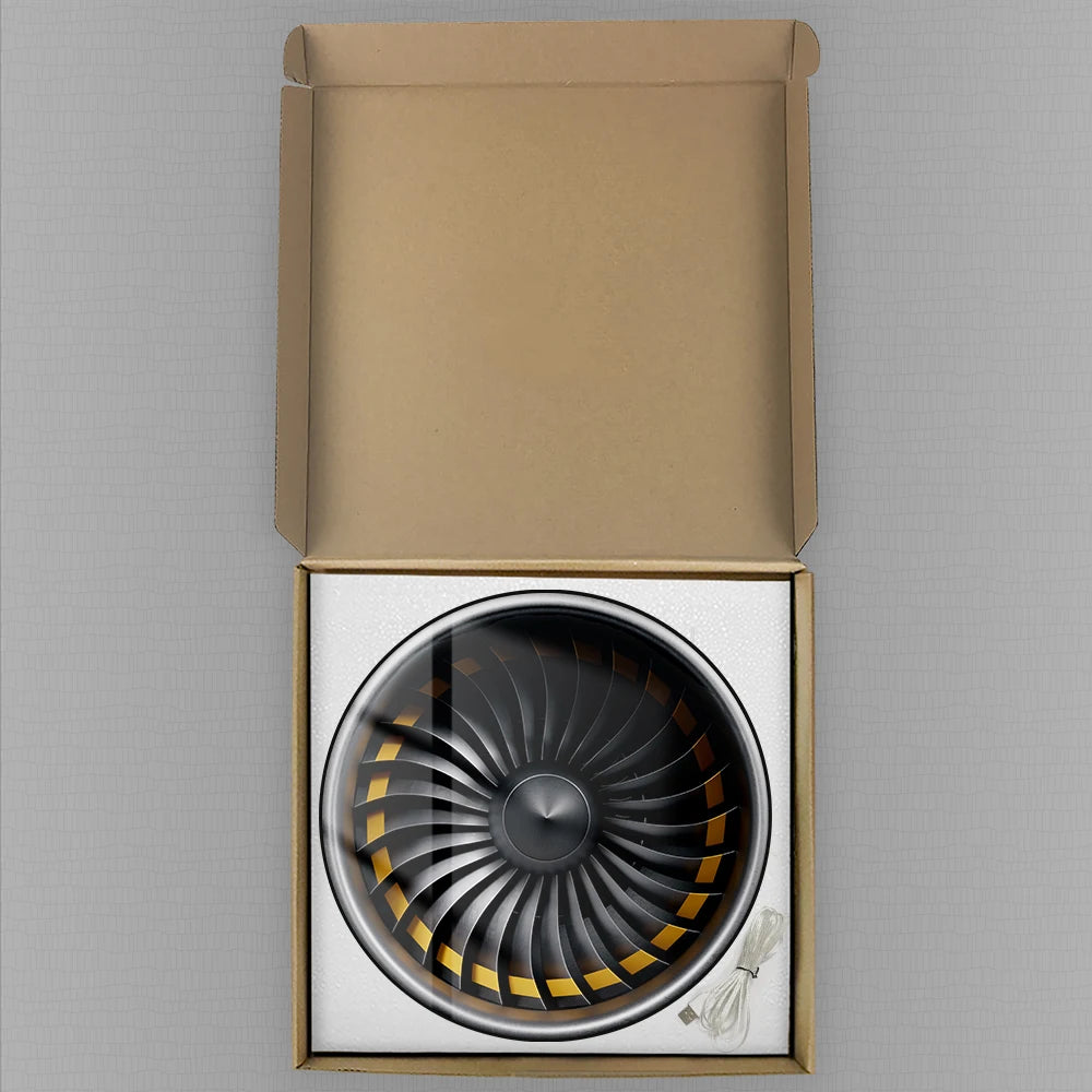 Turbine Wheel Jet Engine Blades LED Digital Wall Clock Aviator Home Decor Airplane Turbojet Modern Pilots Electric Wall Clock