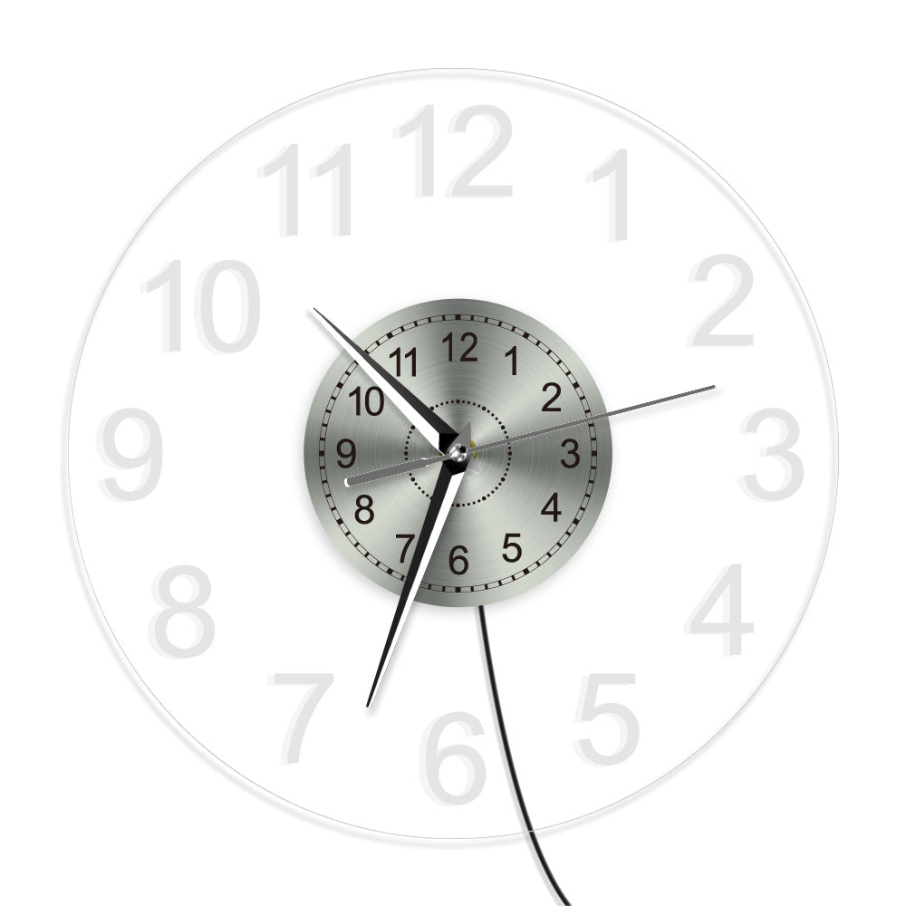 Modern Design LED Neon Wall Clock