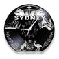 Australia Sydney Vinyl Record Wall Clock