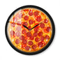 Italian Pepperoni Pizza Wall Clock