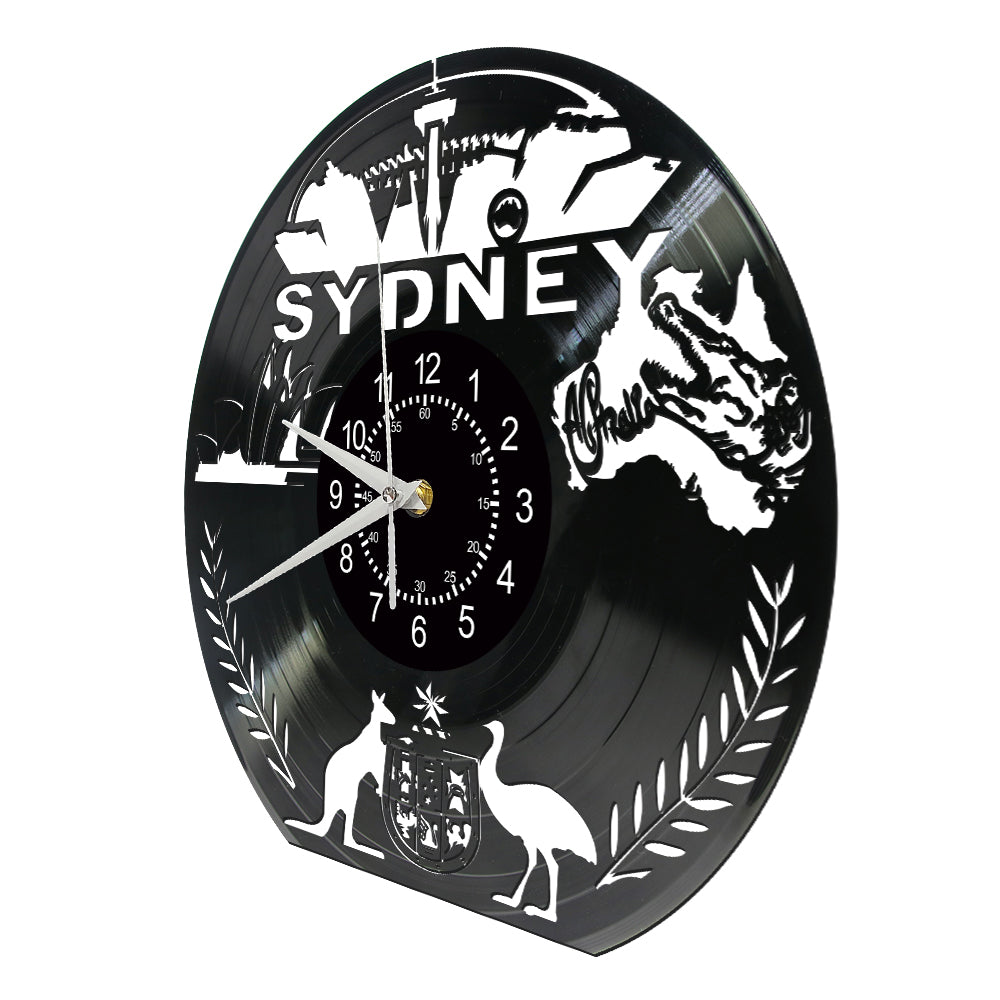 Australia Sydney Vinyl Record Wall Clock