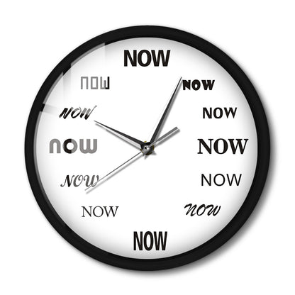 Time is NOW Sound Activated Wall Clock