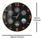 Flight Instrument Wall Clock