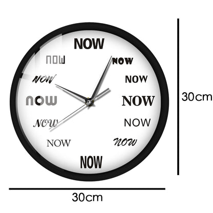 Time is NOW Sound Activated Wall Clock