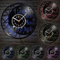 Love You To The Moon And Back Vinyl Record Wall Clock