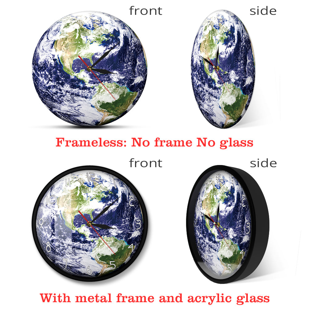 Planet Earth Wall Clock