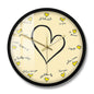I Love You in 12 Different Languages Wall Clock