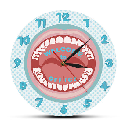 Personalized Your Name Dentist Wall Clock
