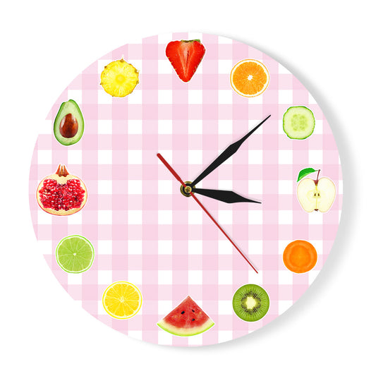 Fresh Fruit Wall Clock