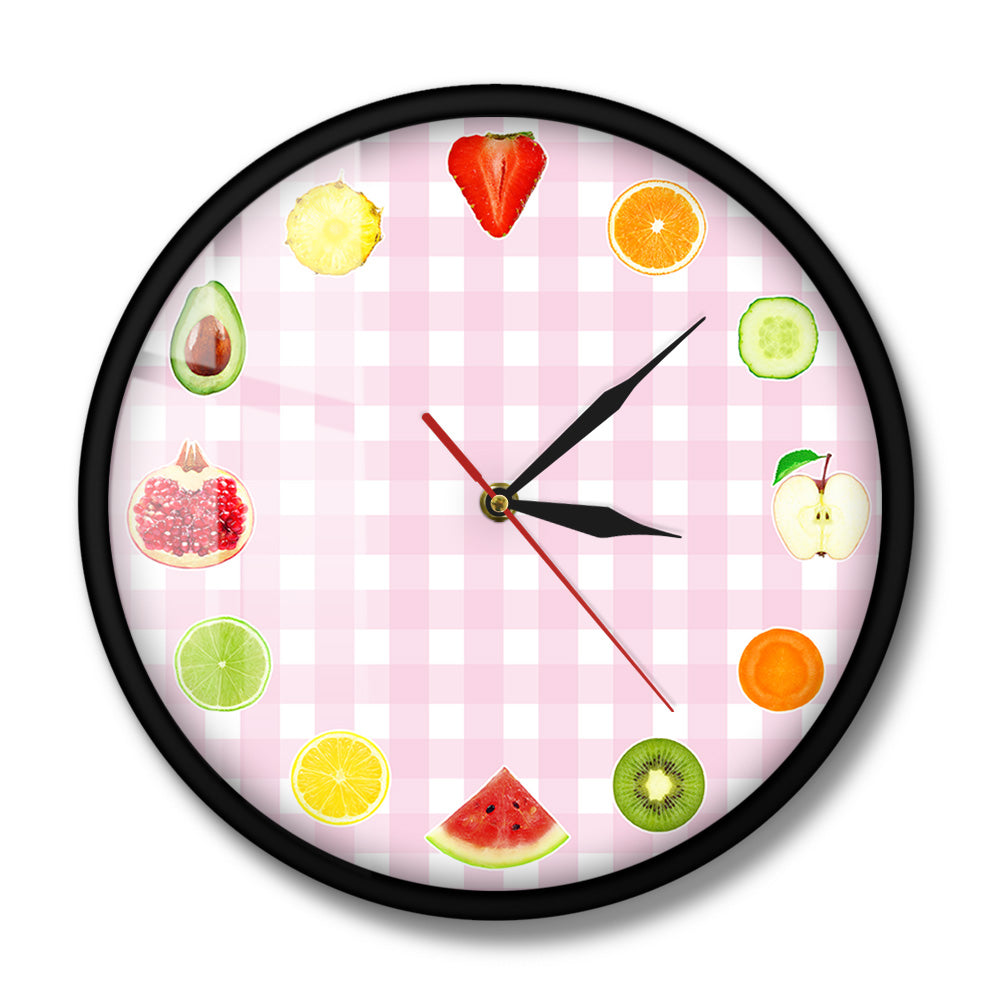 Fresh Fruit Wall Clock