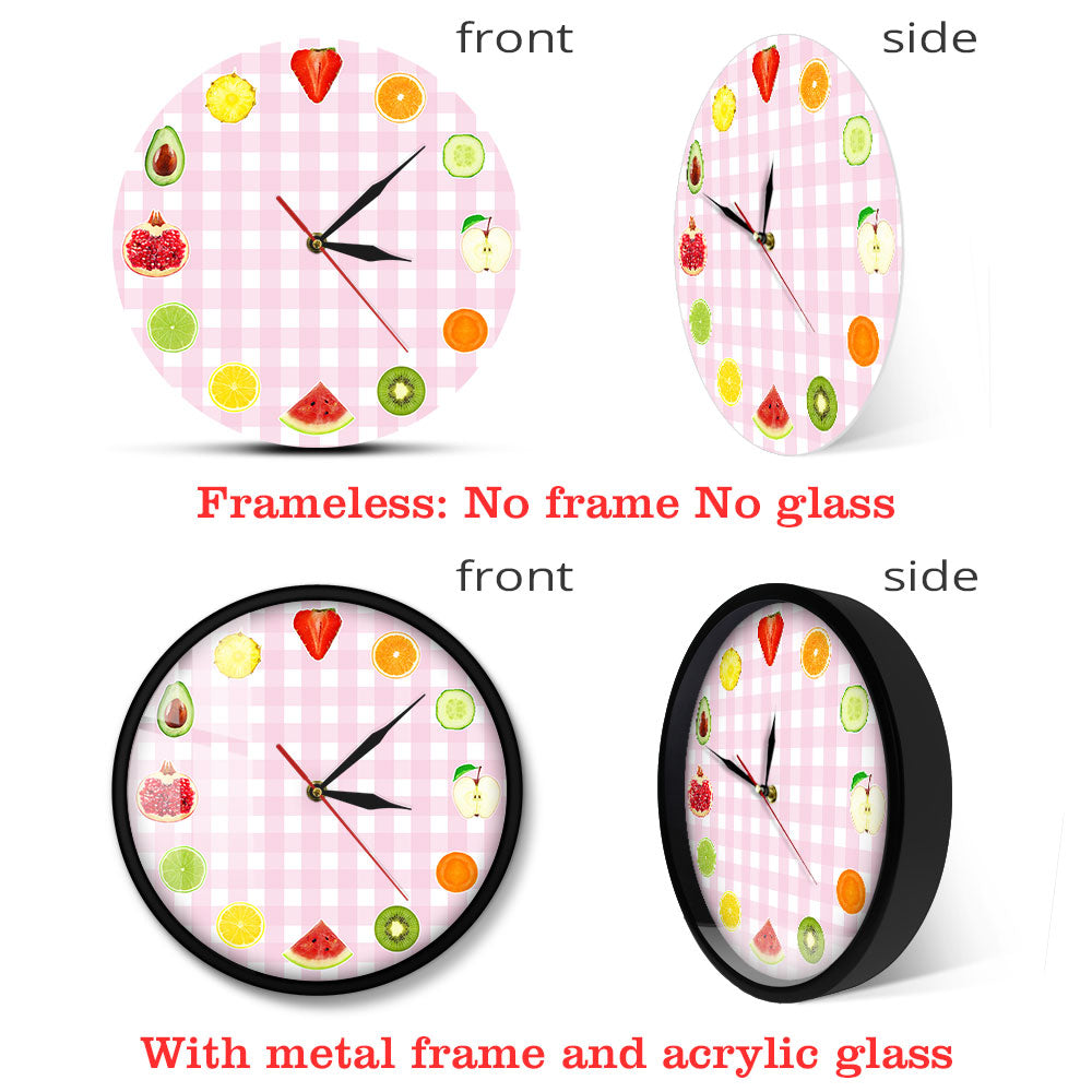 Fresh Fruit Wall Clock