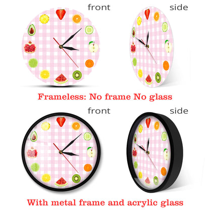 Fresh Fruit Wall Clock