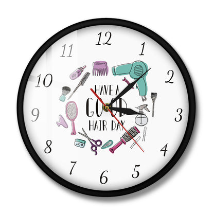 Hair Day Wall Clock