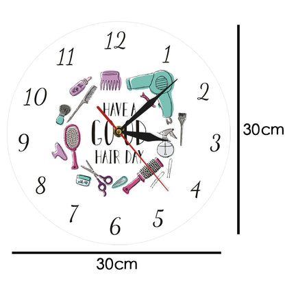 Hair Day Wall Clock