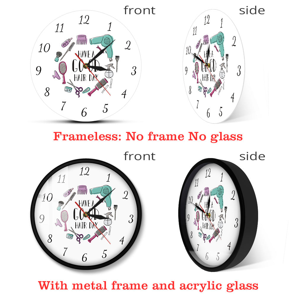 Hair Day Wall Clock