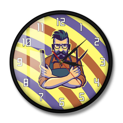 Barber Shop Wall Clock