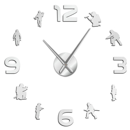 Firefighters Fire Soldiers Firefighting DIY Wall Clock