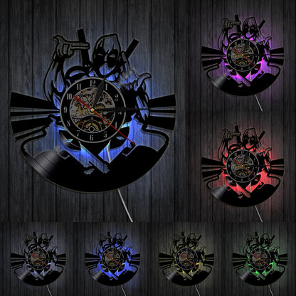 Wade Winston Wilson Mutants Vinyl Record Wall Clock