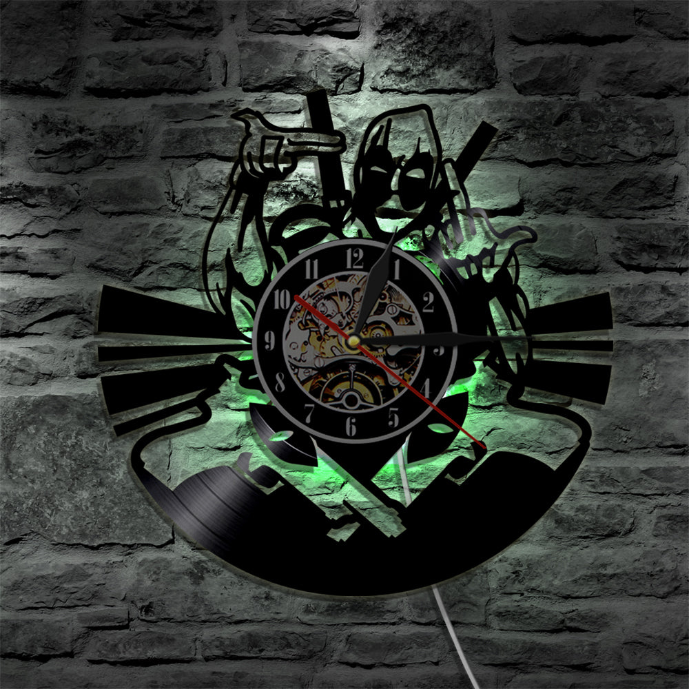 Wade Winston Wilson Mutants Vinyl Record Wall Clock