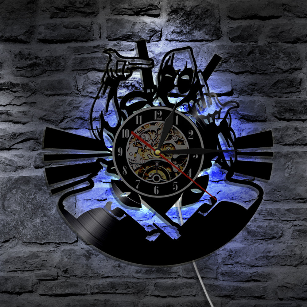 Wade Winston Wilson Mutants Vinyl Record Wall Clock