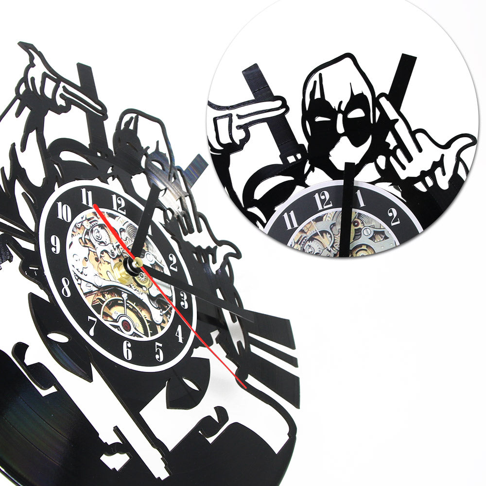 Wade Winston Wilson Mutants Vinyl Record Wall Clock