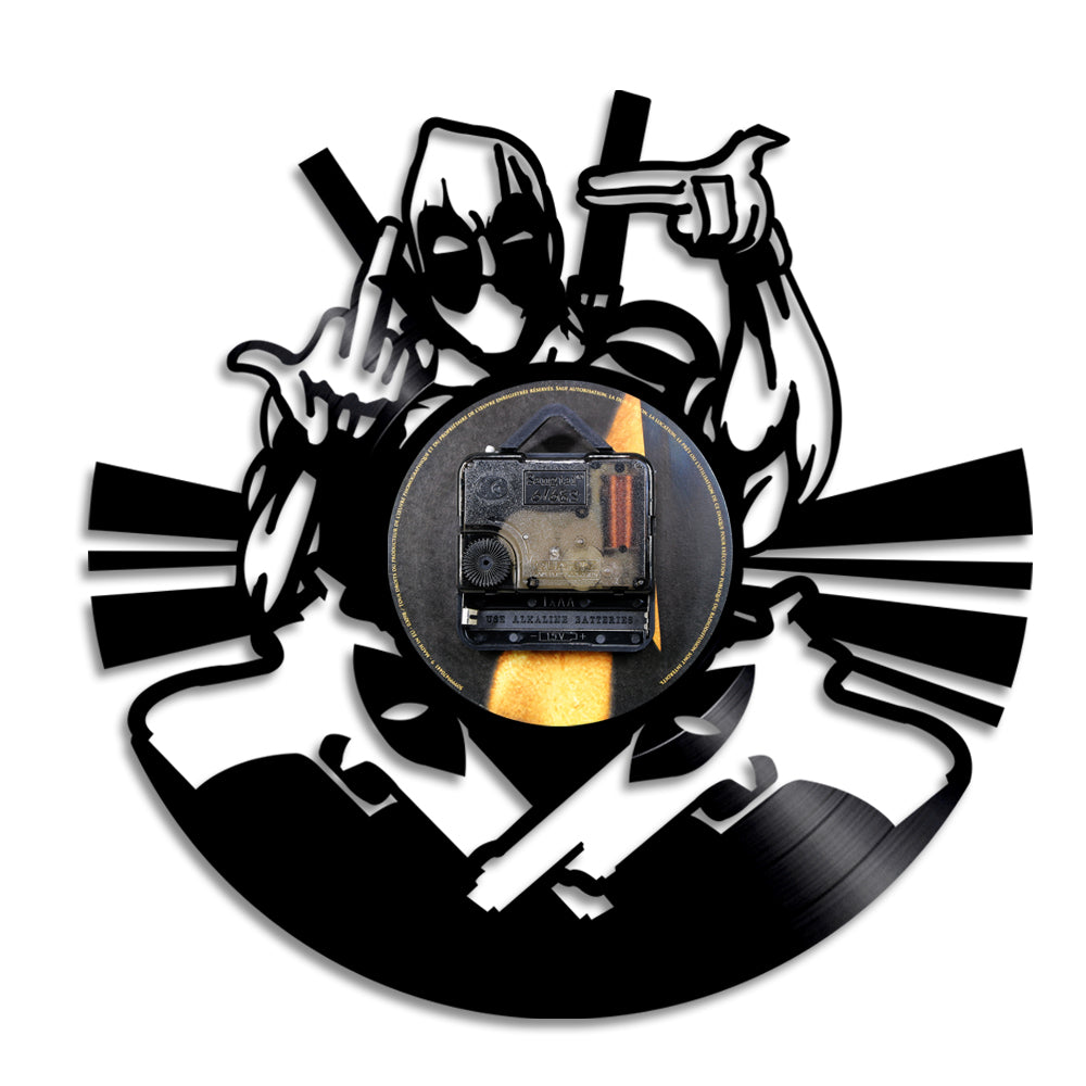 Wade Winston Wilson Mutants Vinyl Record Wall Clock
