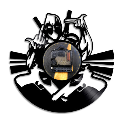 Wade Winston Wilson Mutants Vinyl Record Wall Clock