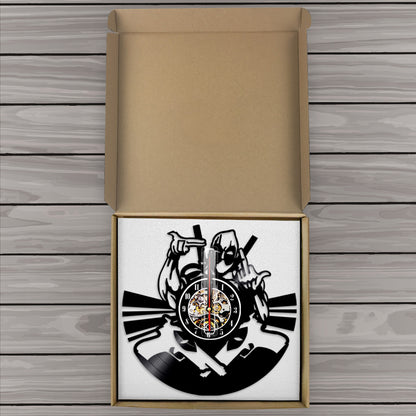 Wade Winston Wilson Mutants Vinyl Record Wall Clock