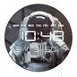Astronaut in Space Digital Wall Clock with LED Display Calendar Temperature Automatic Dimming 12/24hr Format Electric Wall Clock