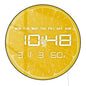 Fresh Juicy Citrus Slice LED Numeric Clock Wall Desk Use For Kitchen Dinning Room Lemon Orange Grape Lime LED Digital Wall Clock