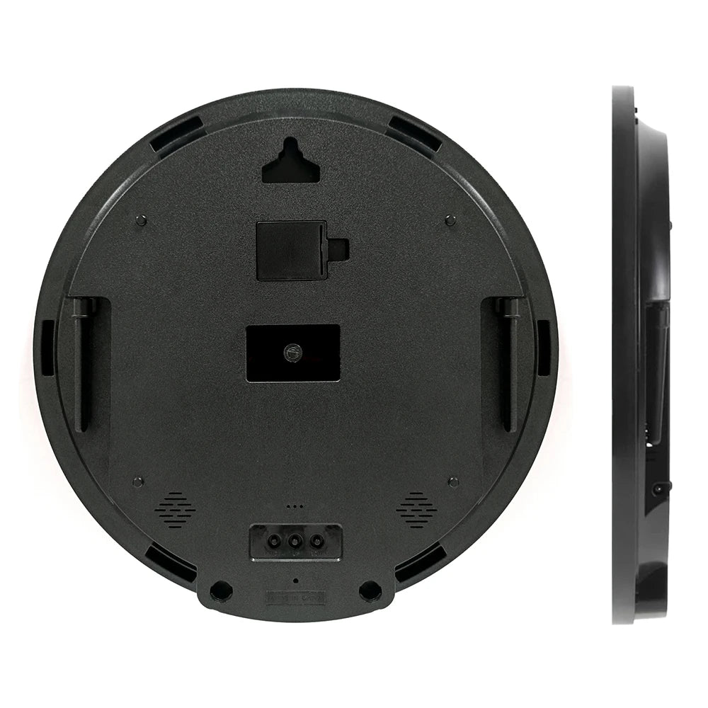 American Football Ball Digital Wall Clock with LED Display Calendar Temperature Auto Dimming 12/24hr Format Electric Wall Clock