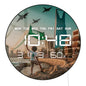 Flag of Saudi Arabia Modern Design Wall Clock with Timer Date Temperature Display Islamic Skyline Home Decor Electronic Clock