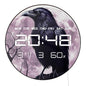 Gothic Raven On Tree Purple Moon Smart Dimming LED Wall Digital Clock Timer 12/24hour Electronic Wall Clock with Jumbo Numbers