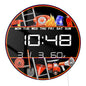 Firefighting Equipment  Digital Wall Clock with LED Display Fire Prevention Tools Electronic Wall Clock Large Numeric Display