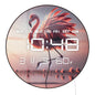 Tropical Lake Bird Dancing Flamingo LED Digital Wall Clock with Calendar Temperature Auto Dimming 12/24hr Electronic Wall Clock