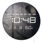 Death Star LED Digital Wall Clock Large Display for Living Room Sci-Fi Landscape Art Home Decor Timepieces Electronic Wall Clock
