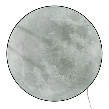 Planet Moon Digital Wall Clock Home Decor Large Display LED Lunar Wall Clock For Living Room with Temperature Date Day Display