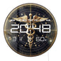 Gold Caduceus Symbol Printed LED Digital Wall Clock Medical Decor for Doctor Nurse Office 12/24hour Timer Electronic Wall Clock