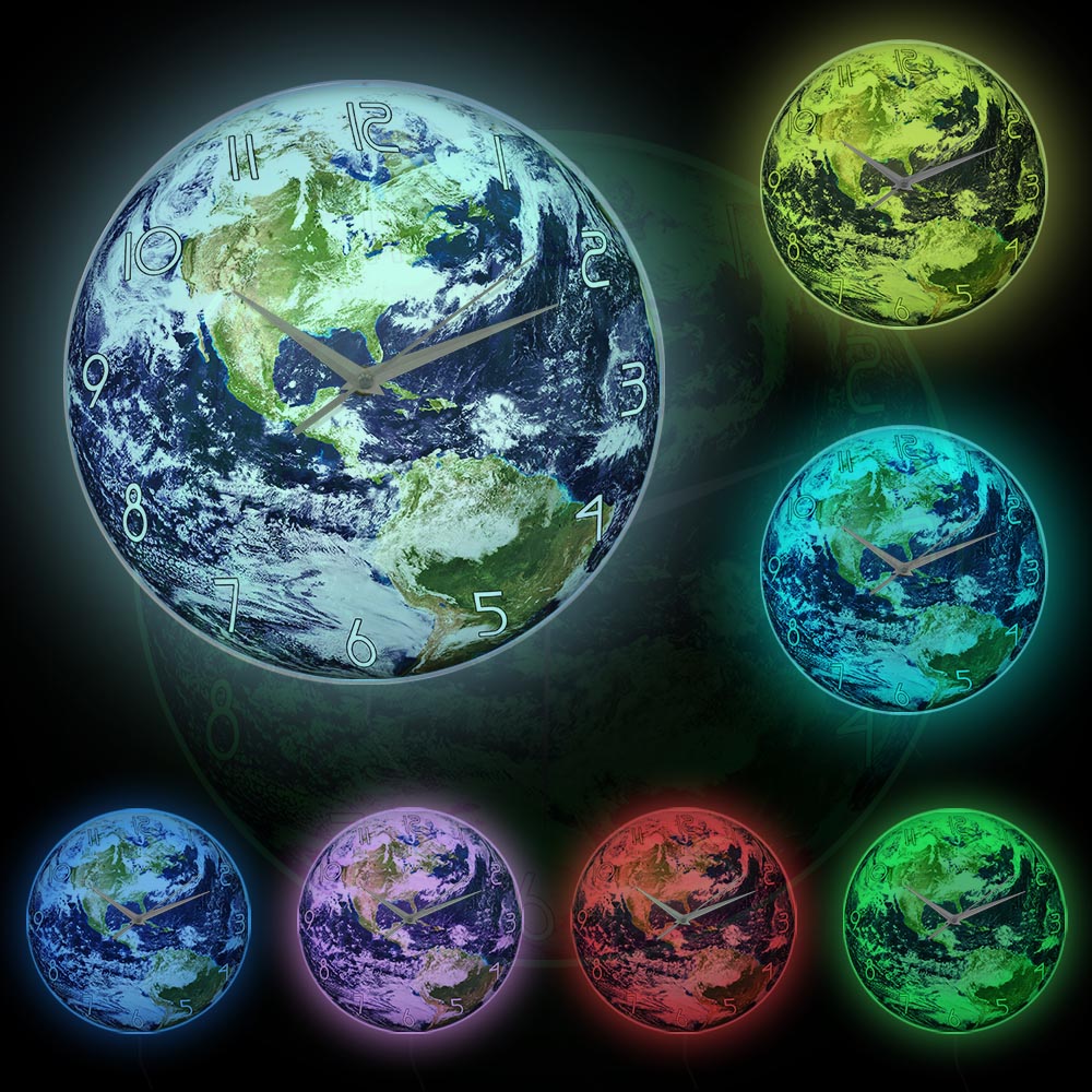 Planet Earth Wall Clock
