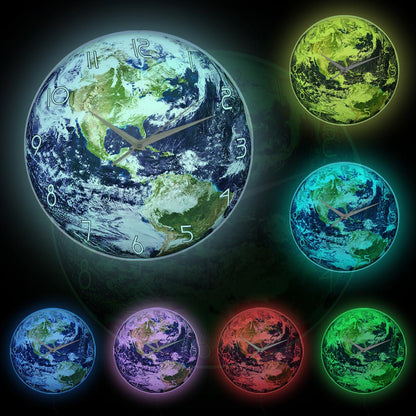 Planet Earth Wall Clock