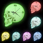 Gothic Tempore Mortis Vault Skull Wall Clock