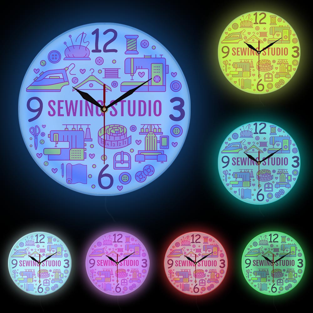 Sewing Studio Wall Clock