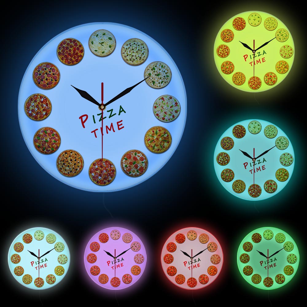 Pizza Time Wall Clock
