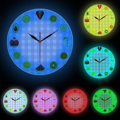 Fresh Fruit Wall Clock