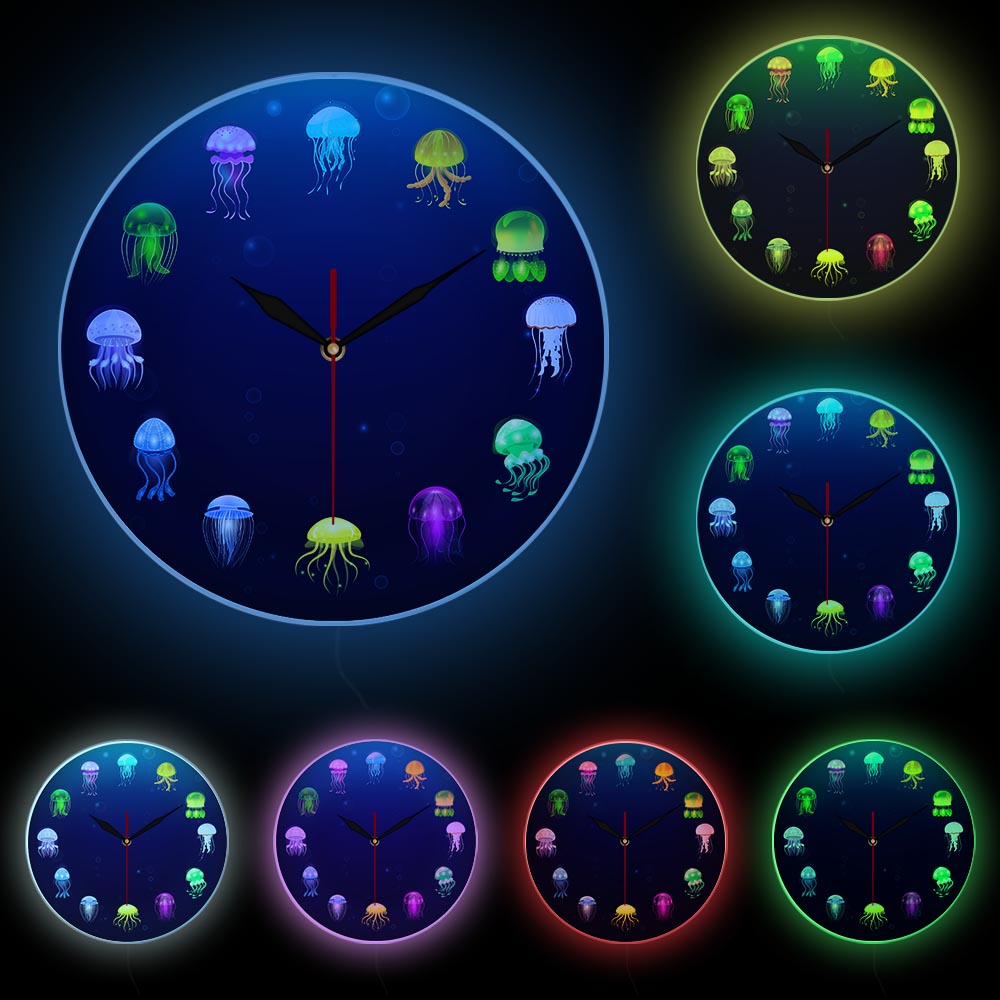 Jellyfish Wall Clock