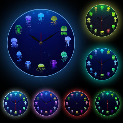 Jellyfish Wall Clock