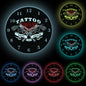 Tattoo Logo Wall Clock