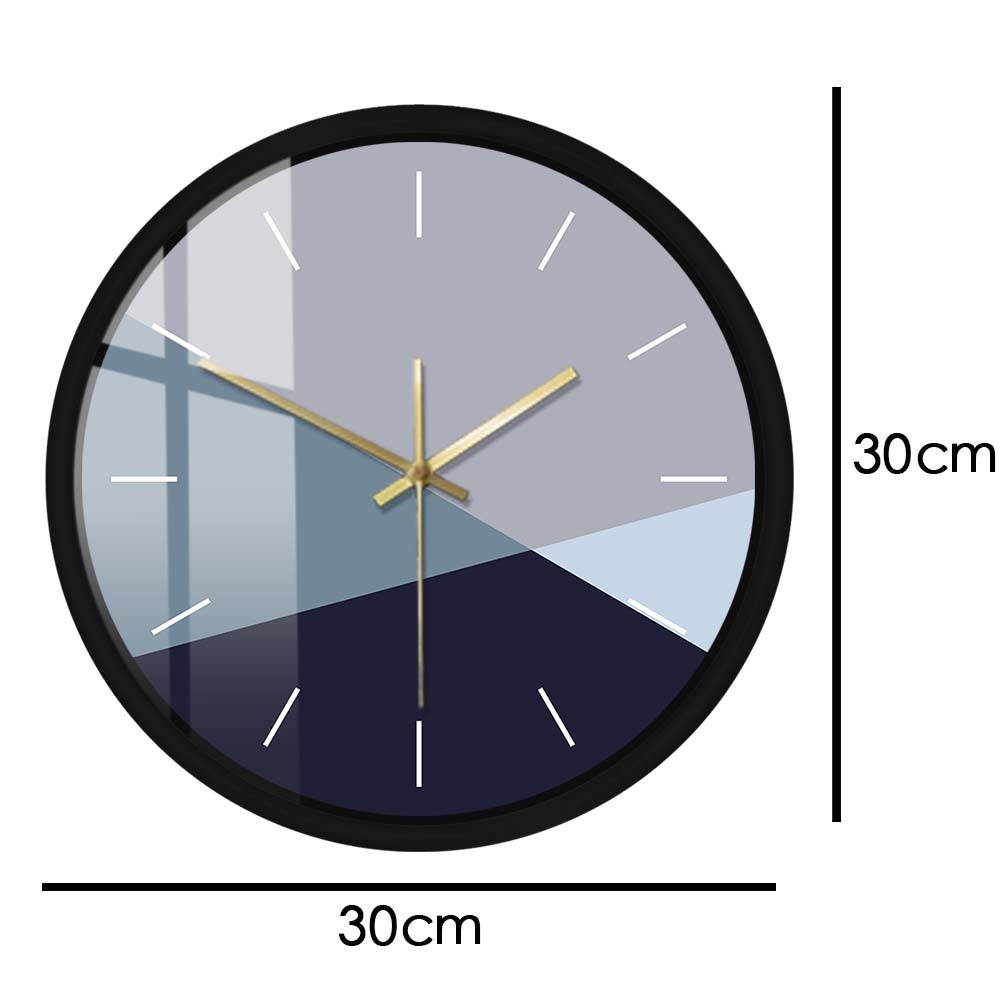 Cold Tone Color Sound Activated Wall Clock